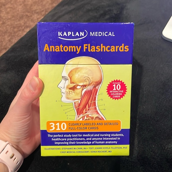Office Used Kaplan Medical Anatomy Flashcards Poshmark